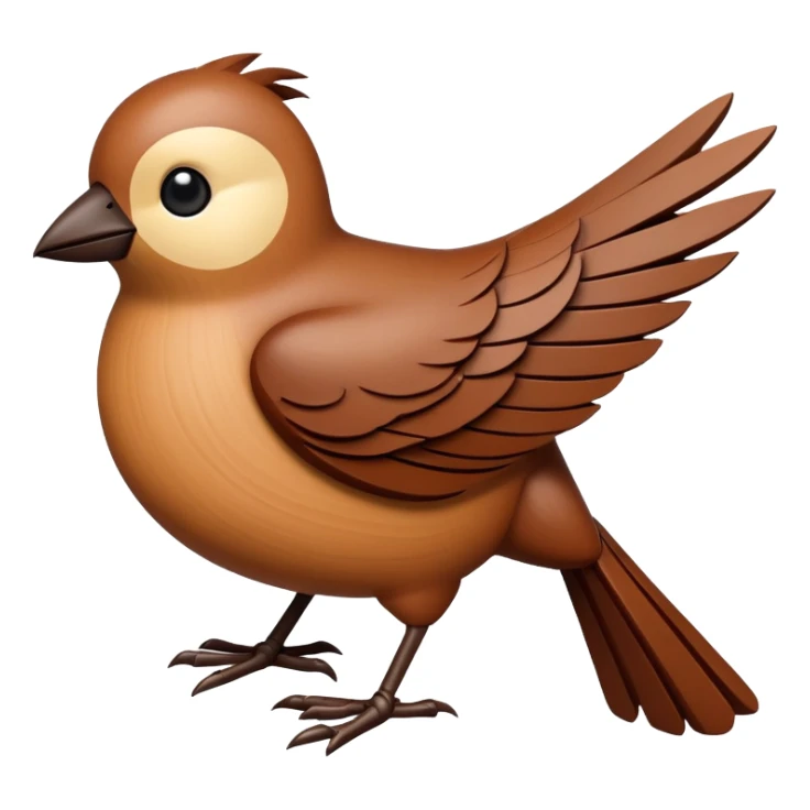 Vogel der den vogel zeigt sticker