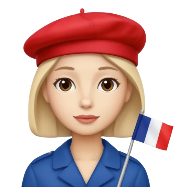 the entire background must be the french flag sticker