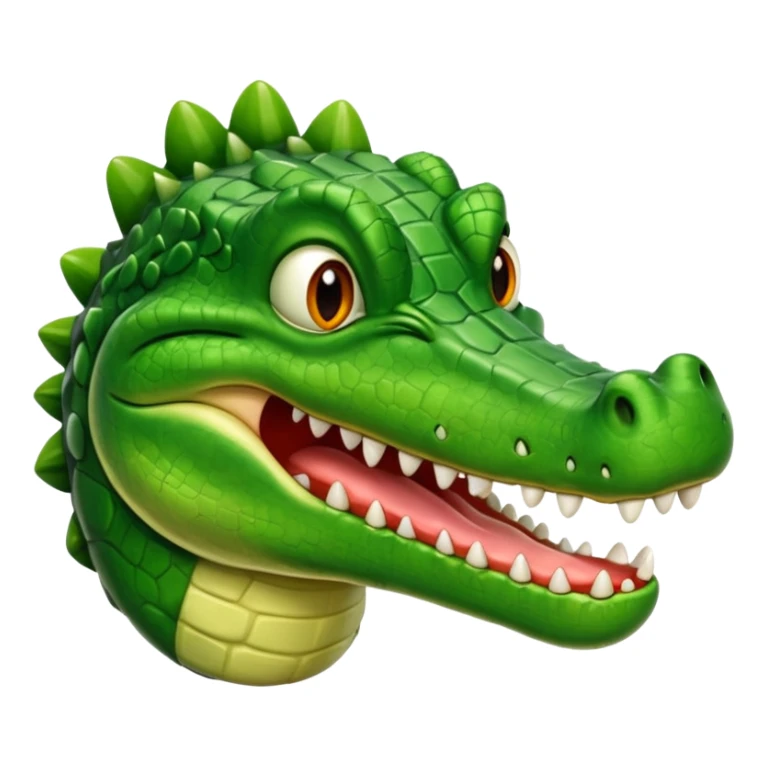 drooling from mouth crocodile emoji sticker