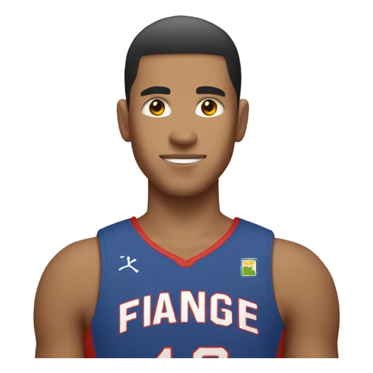 a Filipino with a basketball with a 16 guard with a  low taper fade sticker