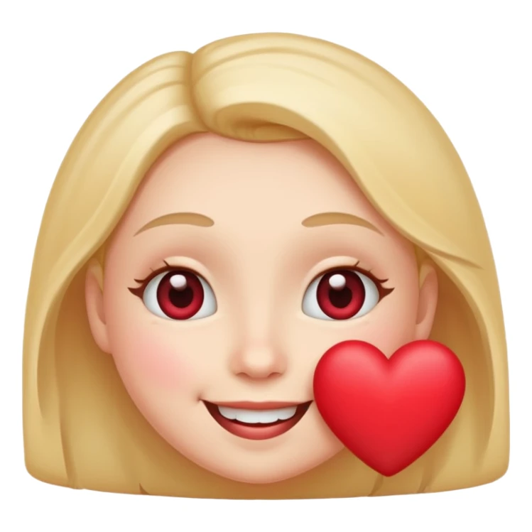 Smiling face with heart-shaped eyes  sticker