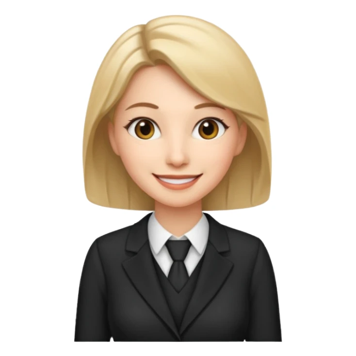 women teacher in a formal attire sticker