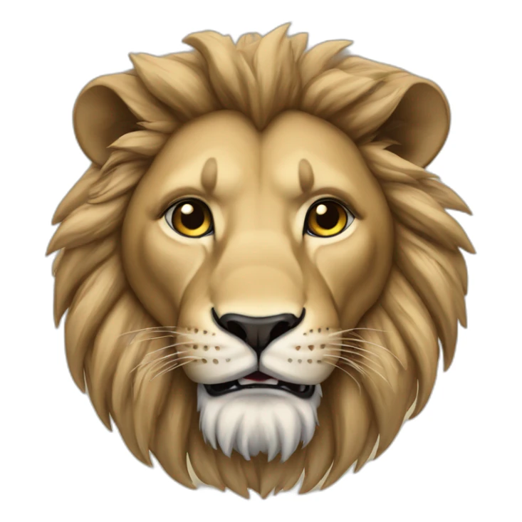 lion in israeli colours sticker