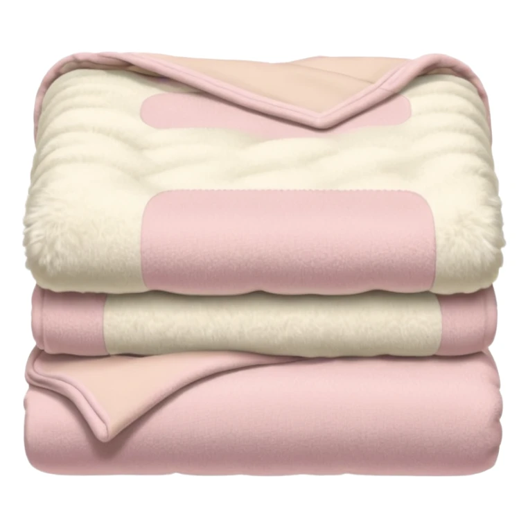 Beige and light pink blanket sticker