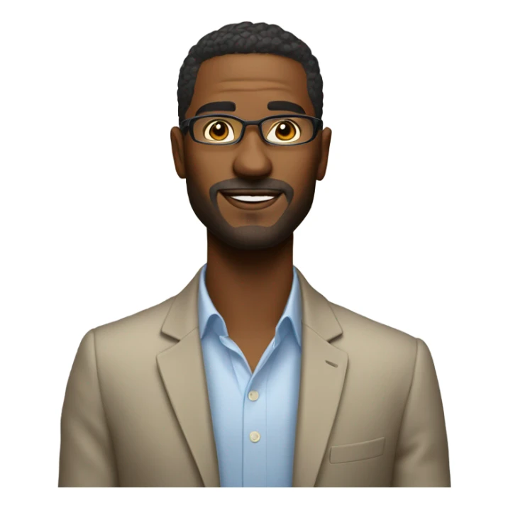 portrait of a stylish man.feliz año 2025 sticker