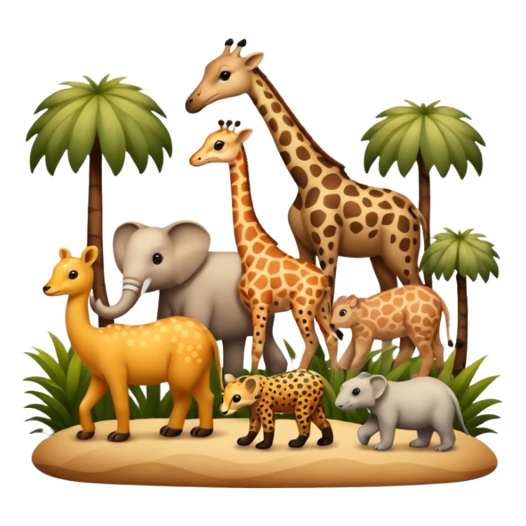 spoted animals sticker