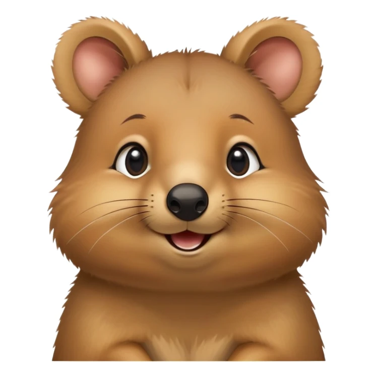 cinematic-quokka-realistic-full-body-standing-emoji,-small-round-frame-balanced-on-tiny-strong-hind-legs,-fluffy-brown-fur-radiating-a-warm-softness,-big-round-eyes-filled-with-joy-and-innocence,-tiny-clawed-paws-held-close-to-chest,-cheerful-smile-exuding-endearing-happiness,-simplified-yet-realistic-focused-features,-highly-detailed,-glowing-with-a-sunny-warmth
cinematic-cute-smiling-quokka-portrait-emoji,-head-tilted-playfully-and-inquisitively,-featuring-a-fluffy,-round-face-with-a-naturally-cheerful-grin-and-bright,-sparkling-eyes-full-of-playful-curiosity,-simplified-yet-irresistibly-adorable- copy sticker