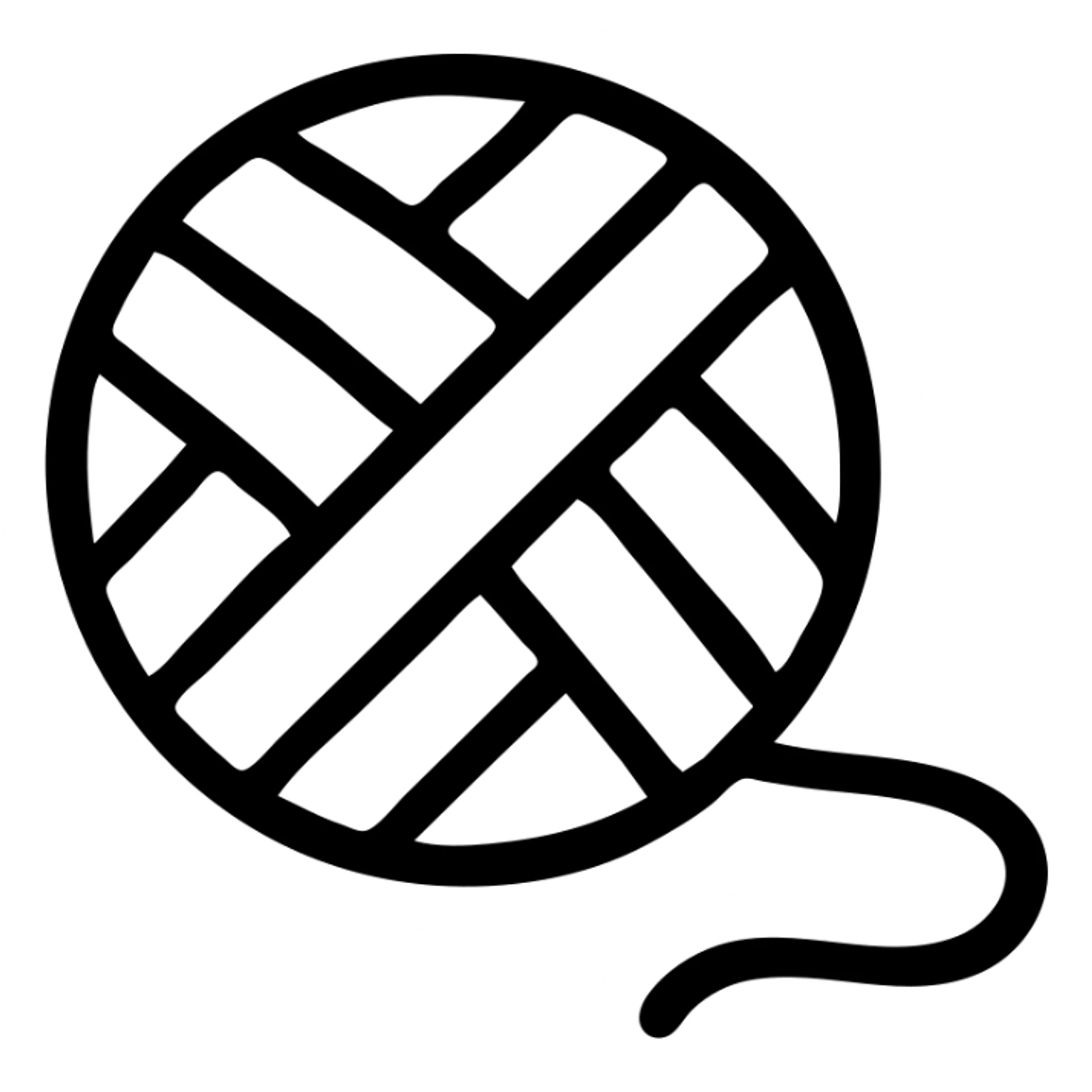 клубок минимализм sticker