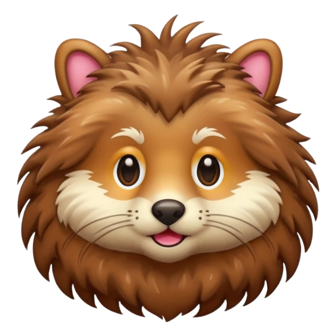 wet furry animal sticker