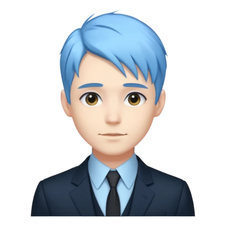 ethereal-pastel-transparent-translucent-gorgeous-spectral-dark-greyish-blue-whitish-gloomy-spectral-poltergeist-man-with-blue-hair-with-a-beautiful-black-suit sticker