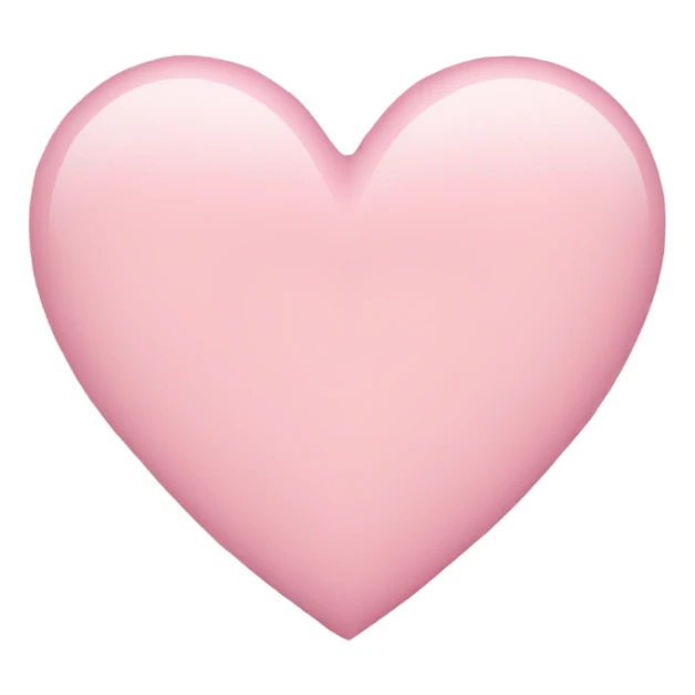 Light pink heart sticker