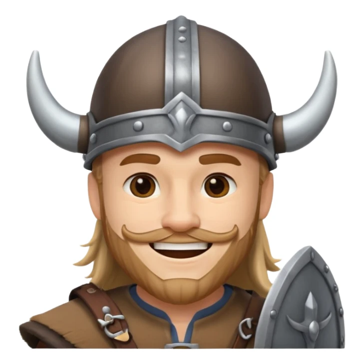 businessman with viking helmet sticker