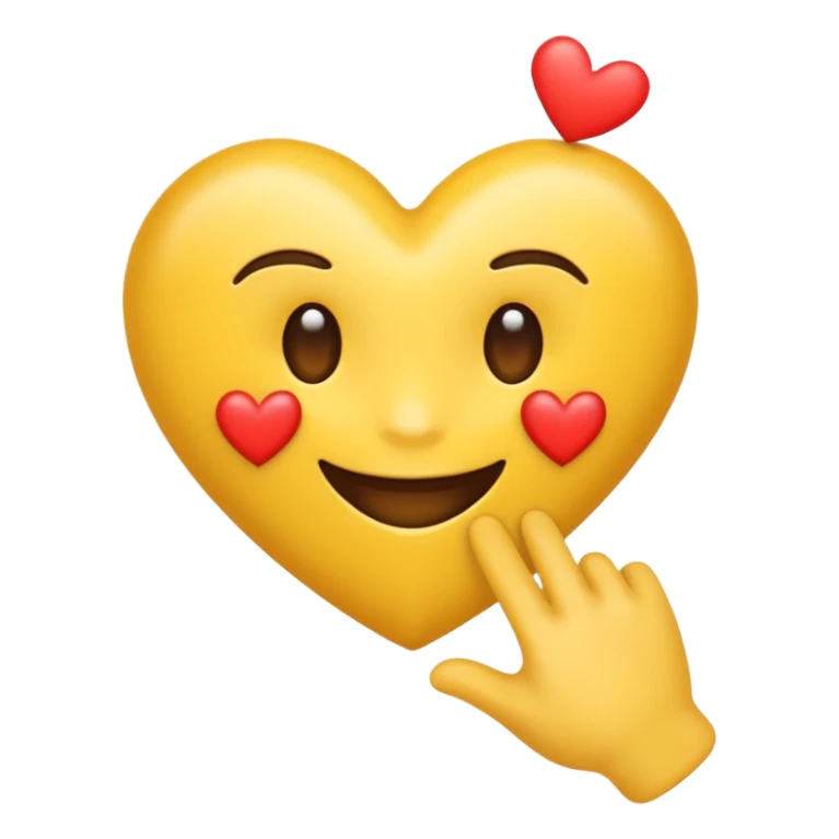 Un emoji haciendo un gesto del fan sticker