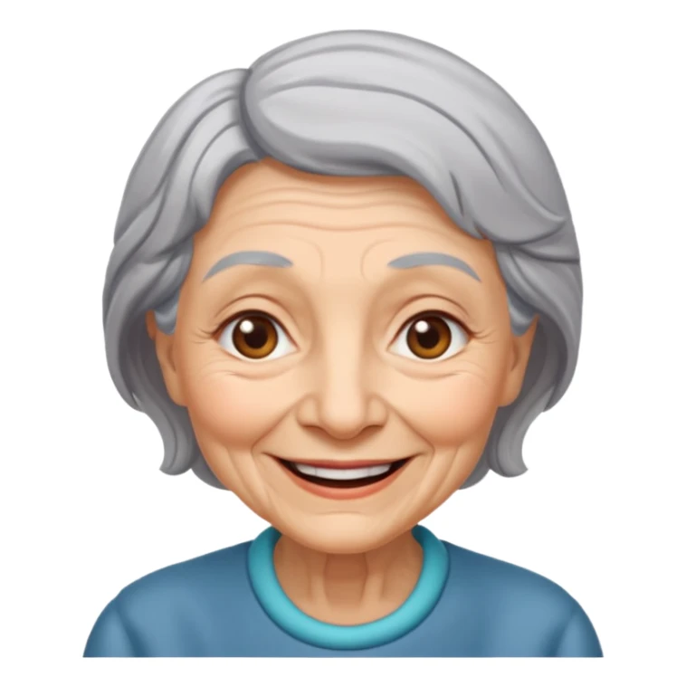old lady sticker