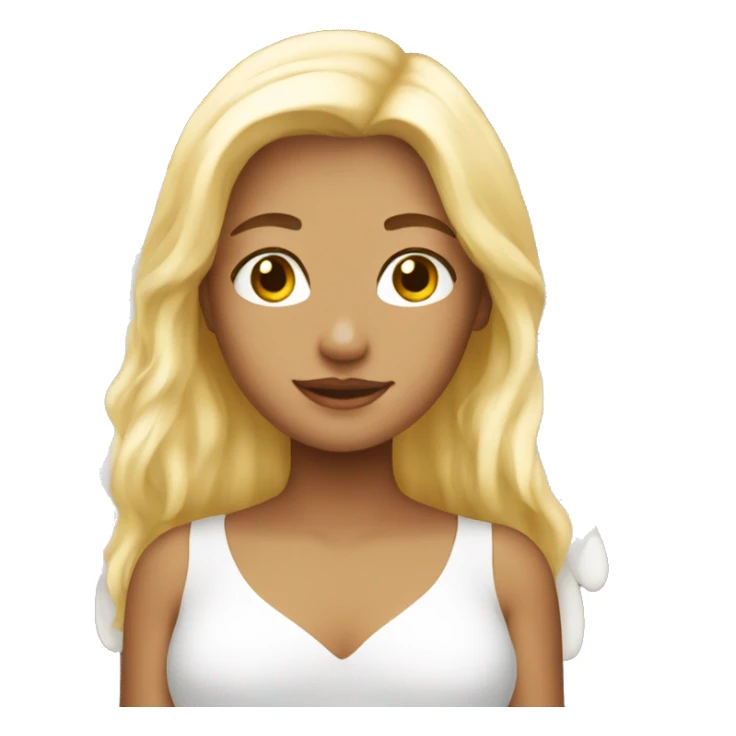 Blonde angel  sticker