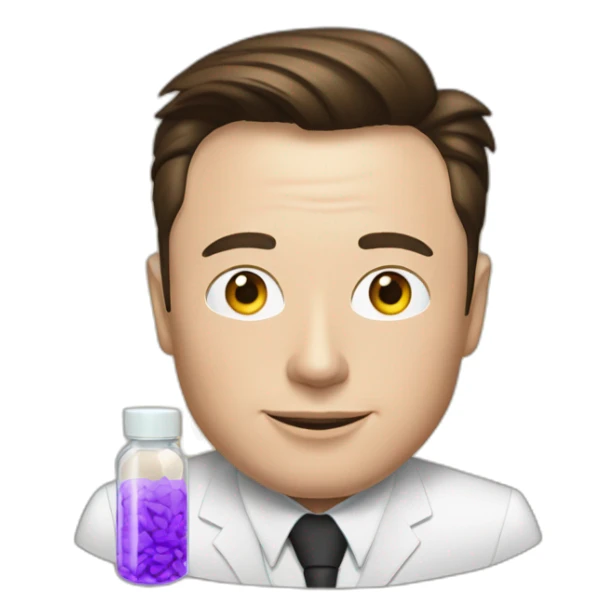elon musk doing drugs, for educational purposes only, inclusiveness and positive, LGTBQ+ sticker