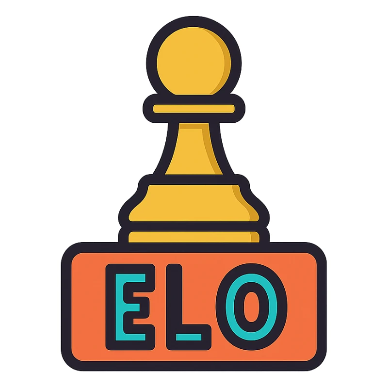 an icon for "chess rating (elo)" sticker