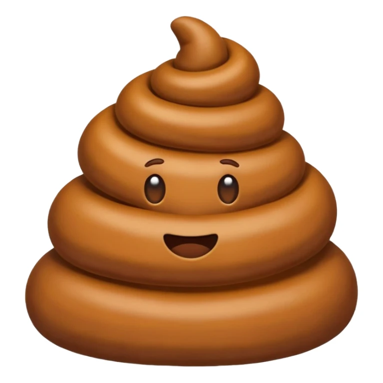 poop emoji classic style sticker