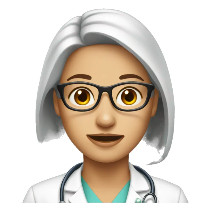dermatology woman doctor sticker
