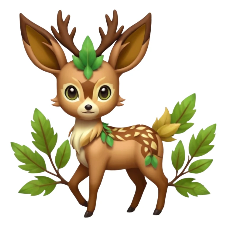 Meloetta-Deerling-Leafeon-Pokémon-Fakémon-creature sticker