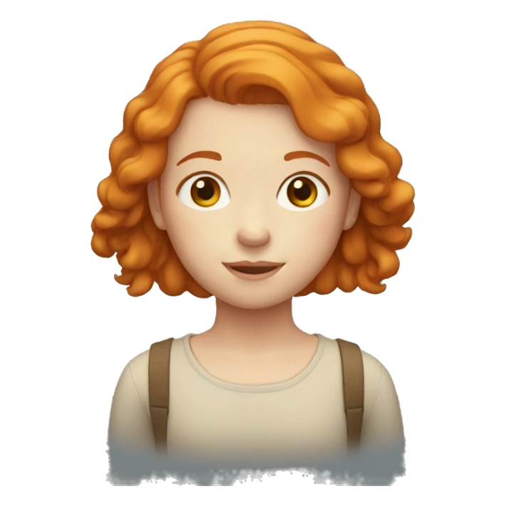 ginger girl sticker