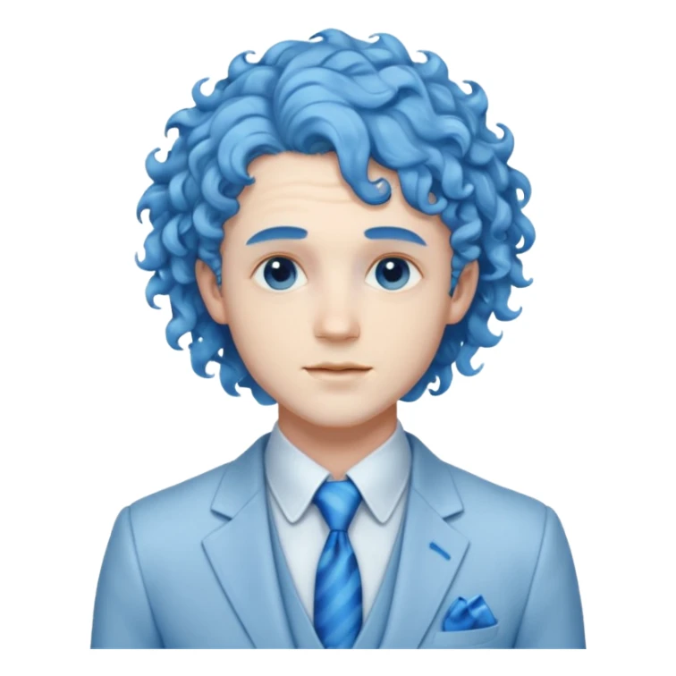 ethereal-pastel-transparent-translucent-gorgeous-spectral-dark-greyish-whitish-gloomy-man-with-blue-curly-hair-with-a-beautiful-creme-suit sticker