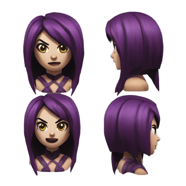 furious mileena Mortal Kombat X sticker