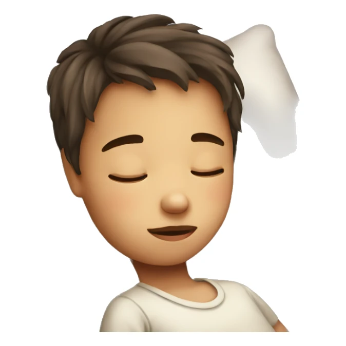 Child sleep  sticker