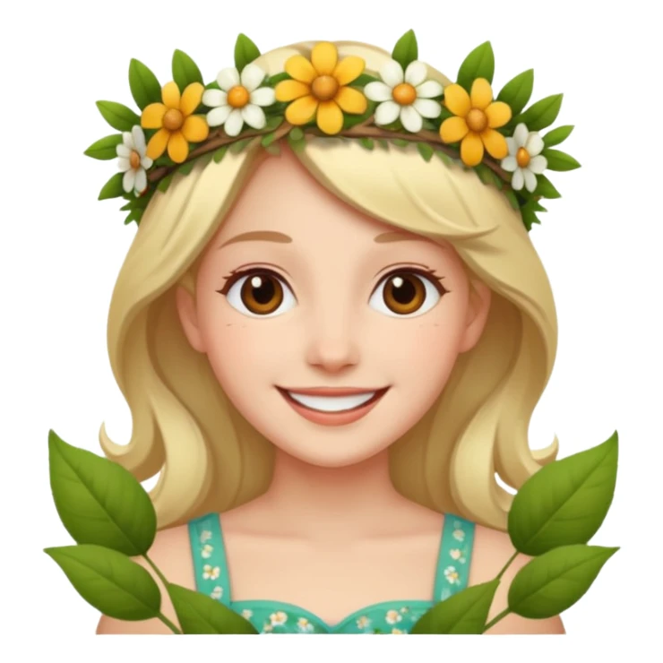 dame qui reconnecte avec la nature  sticker