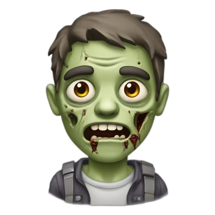 Zombie-qui-mange-un-humain sticker