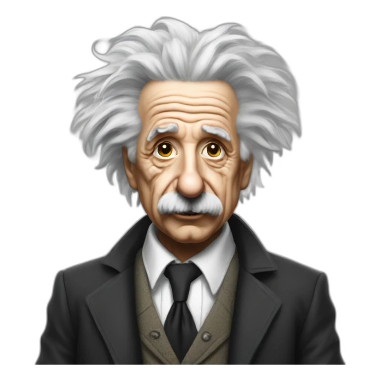Einstein punk sticker