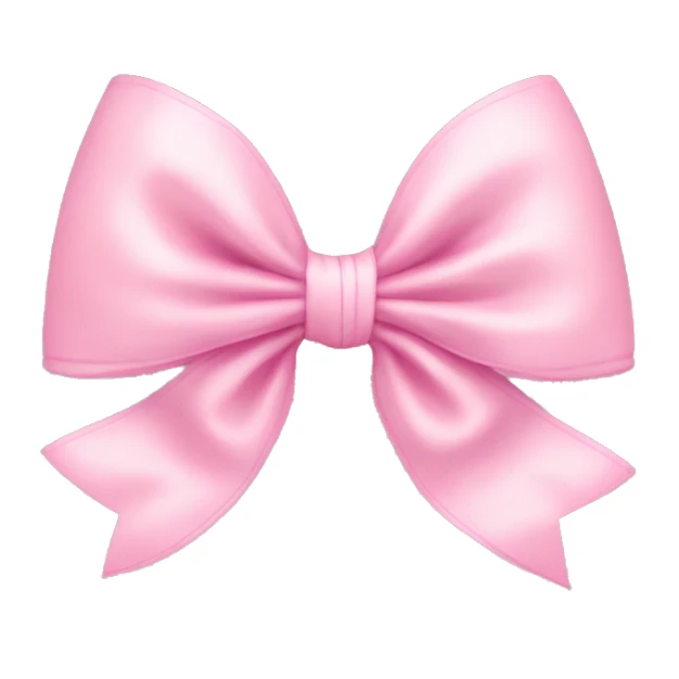 Baby pink coquette bow sticker