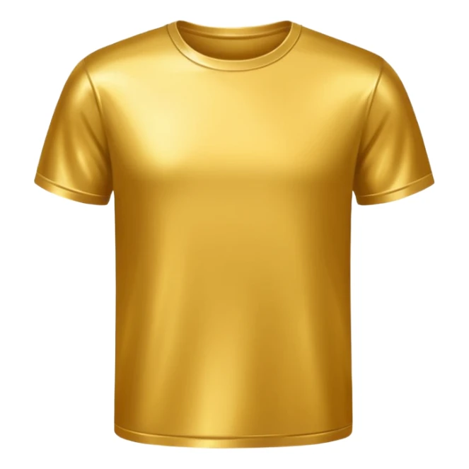 gold T Shirt  sticker