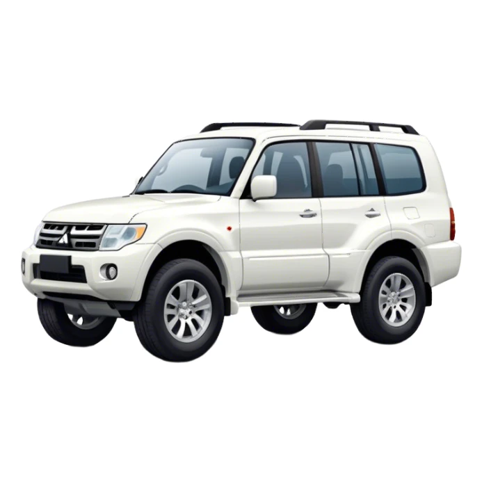 Mitsubishi Pajero - Mitsubishi (Model Year: 2021) (Iconic colour: White) sticker