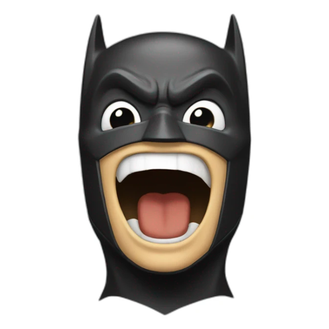 batman excited  sticker