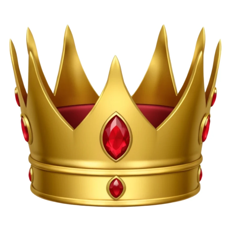 Gold laurel crown with crimson core. sticker