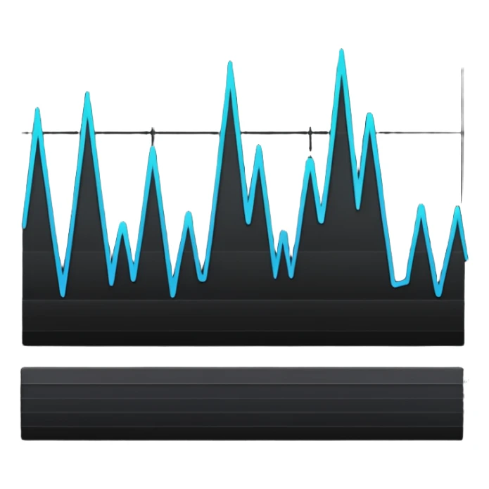 full black audio spectrum, the spectrum is black sticker