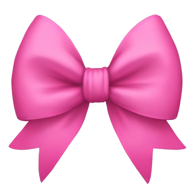 Pink bow sticker