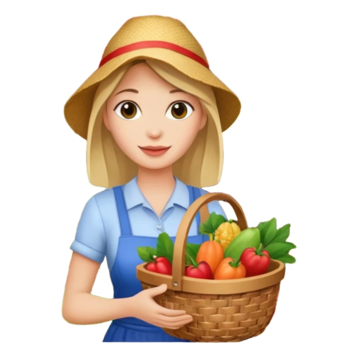 Market Shopper woman sticker