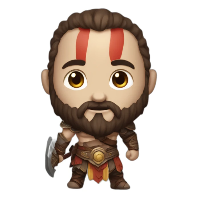 cute god of war sticker