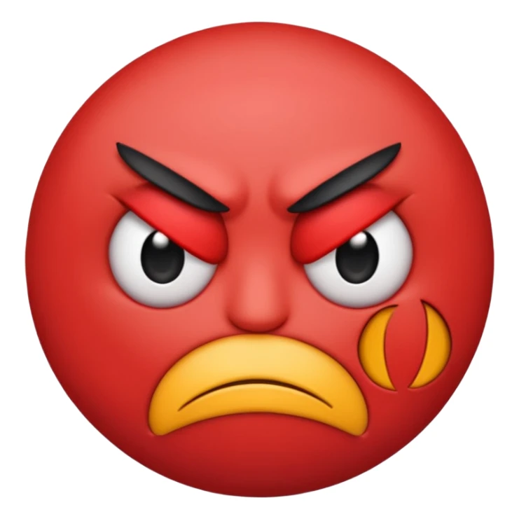 ‘Sleepy angry emoji with attitude’.” sticker