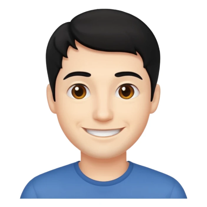 Un  emoji et un sexe homme sticker