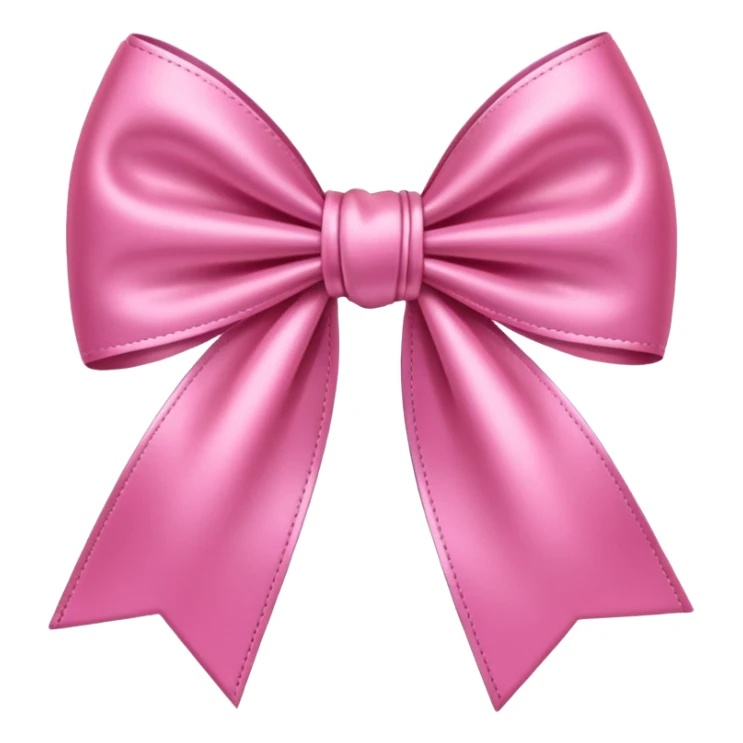 Pink bow sticker
