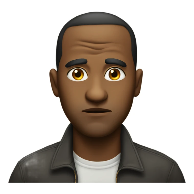 The nastiest side eye emoticon person sticker