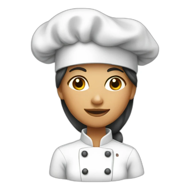 personal chef woman sticker