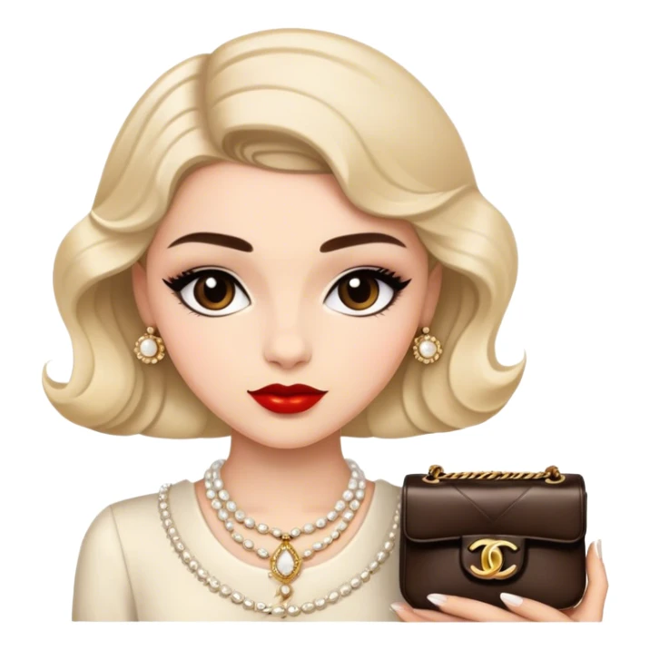 Coco Chanel Girl sticker