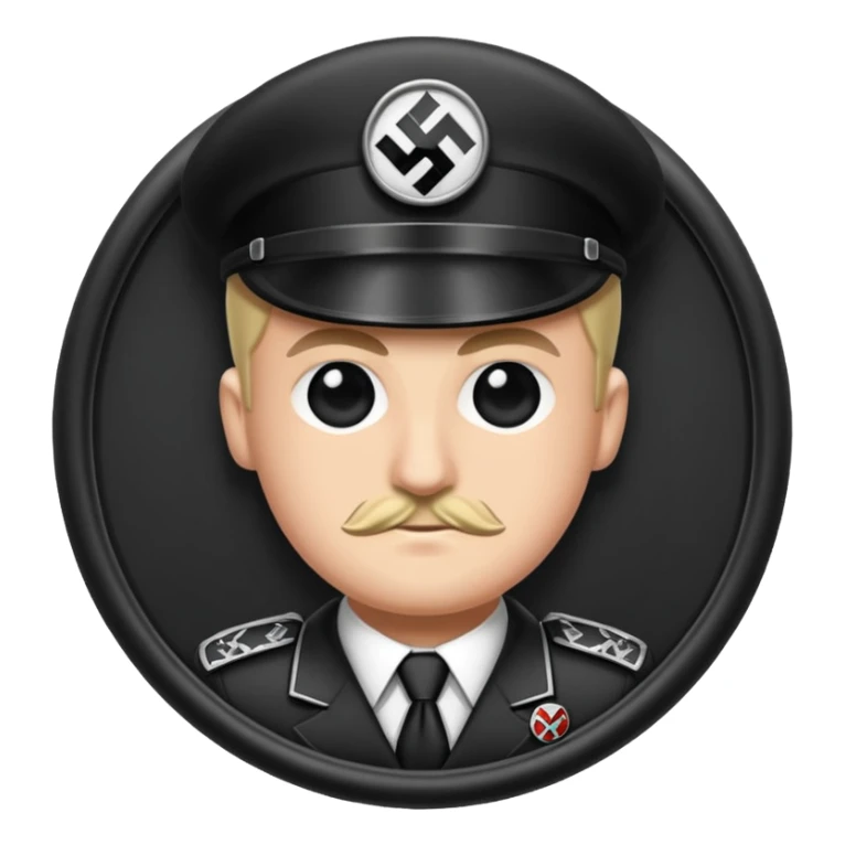 Nazi sembolü insan olmadan sticker