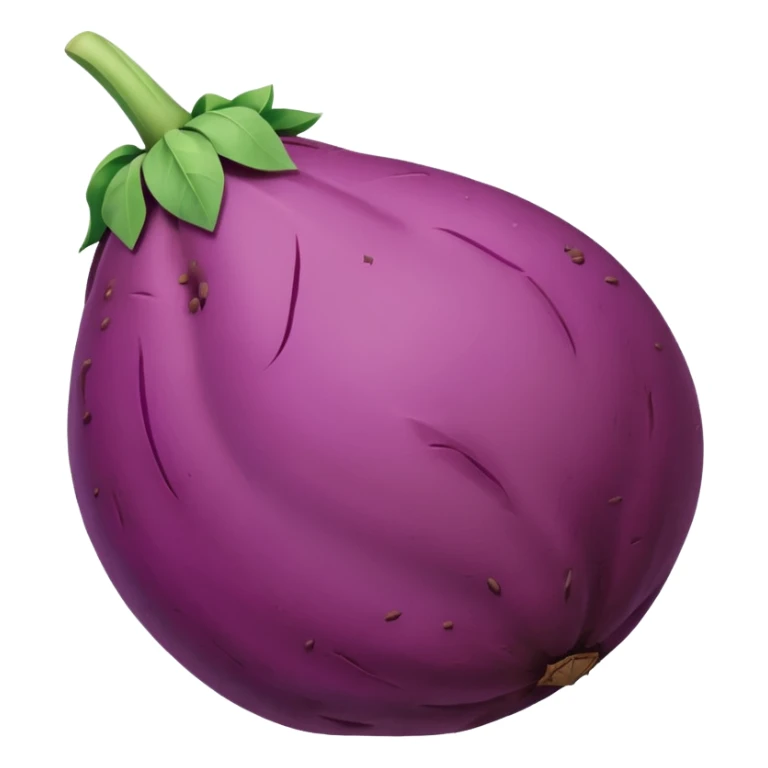 pointy purple sweet potato no green part sticker
