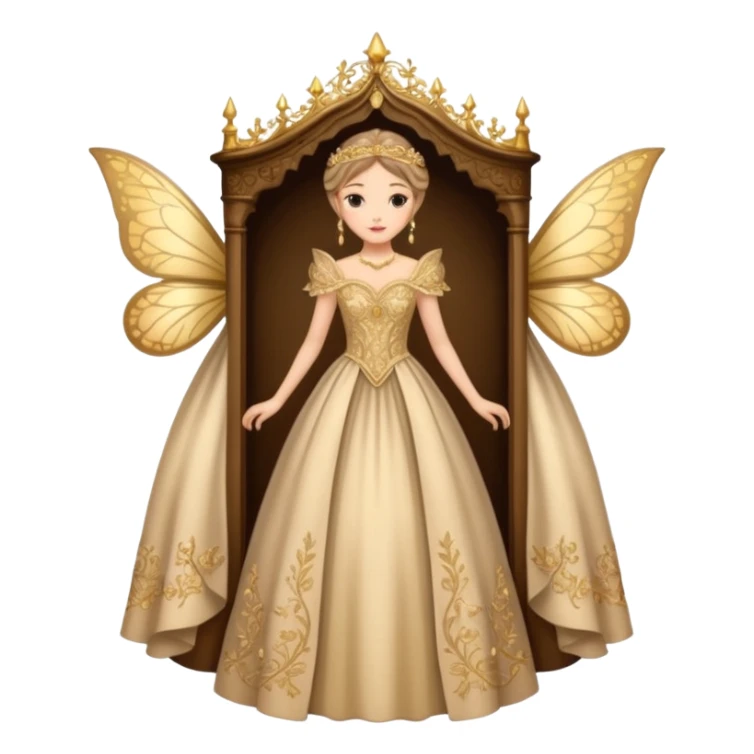 Character in Fairy Tale Beauty and Beast: Wardrobe Lady sticker