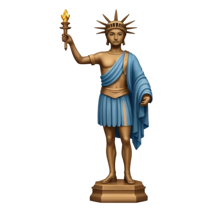 Statue of Independence in Ukraine sticker